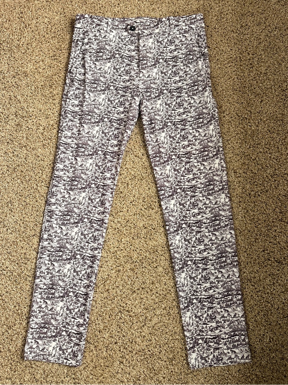 Greyson Montauk Performance Trouser Patterned Waist 32 Length 32”
